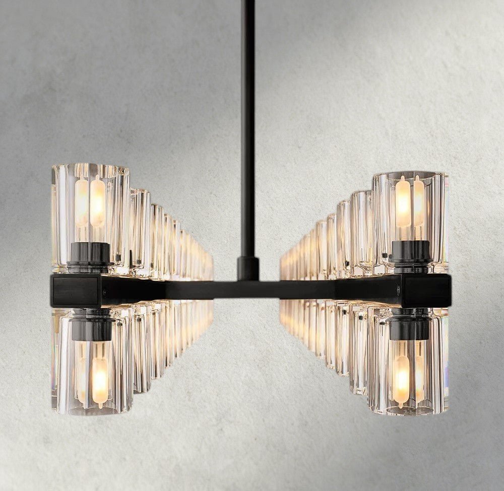 Avecho LED Rectangular Chandelier 54", 72" - lampmodern