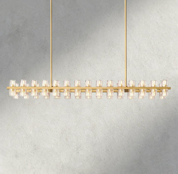 Avecho LED Rectangular Chandelier 54", 72" - lampmodern