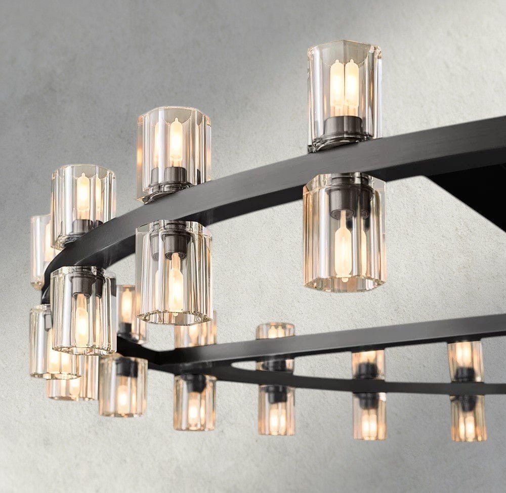 Avecho LED Round Chandelier 36", 48", 60" - lampmodern