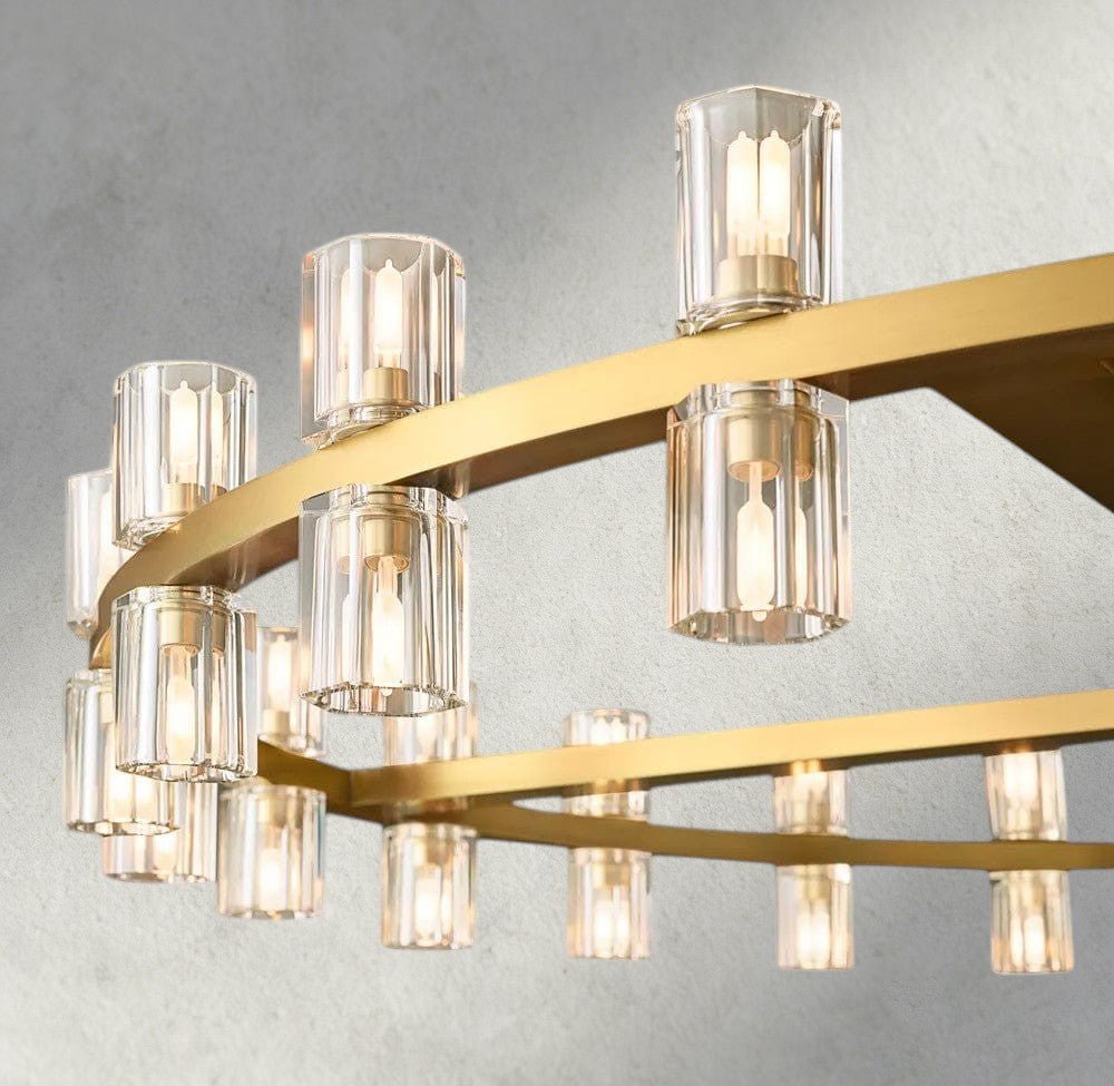 Avecho LED Round Chandelier 36", 48", 60" - lampmodern