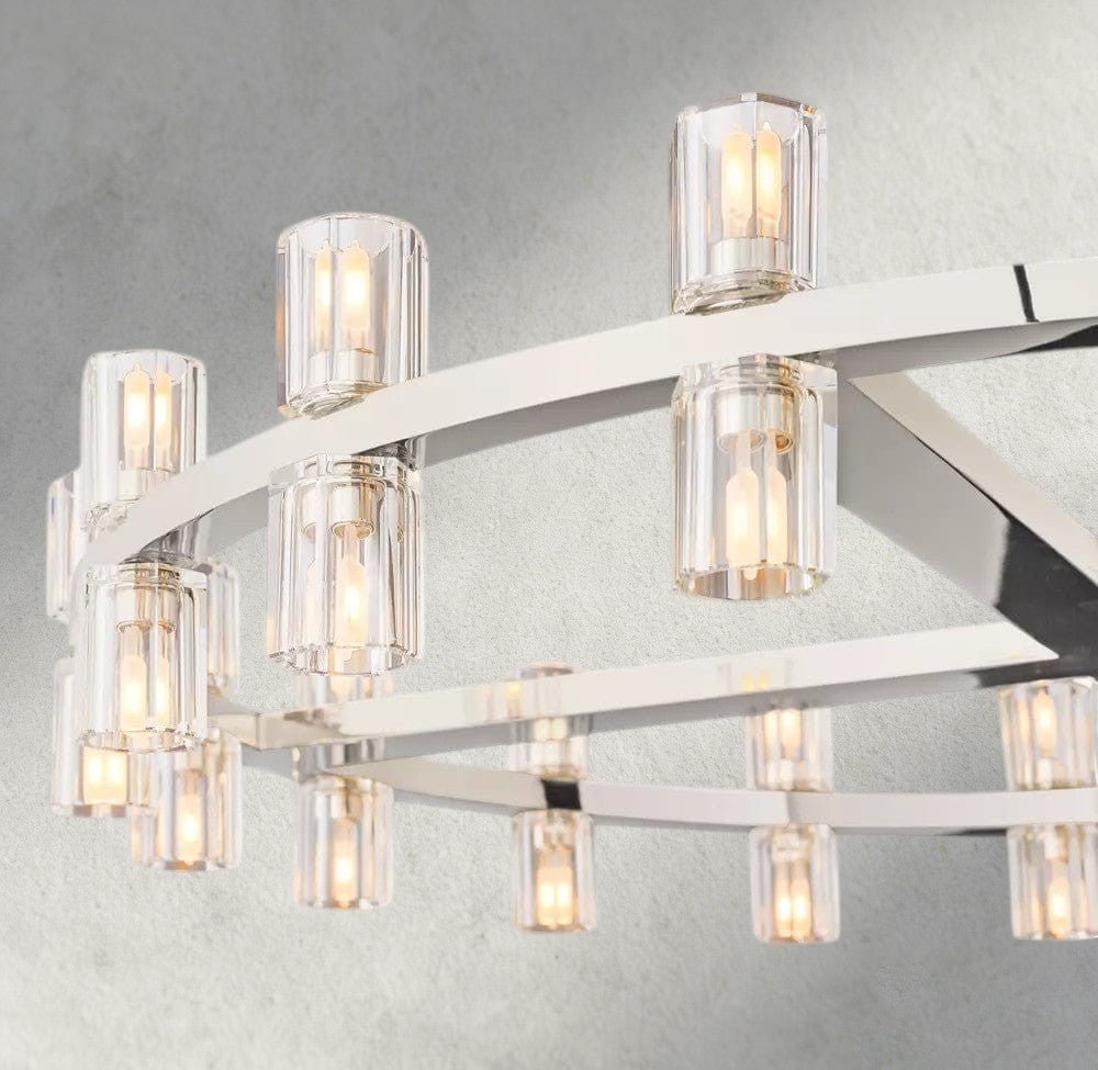 Avecho LED Round Chandelier 36", 48", 60" - lampmodern