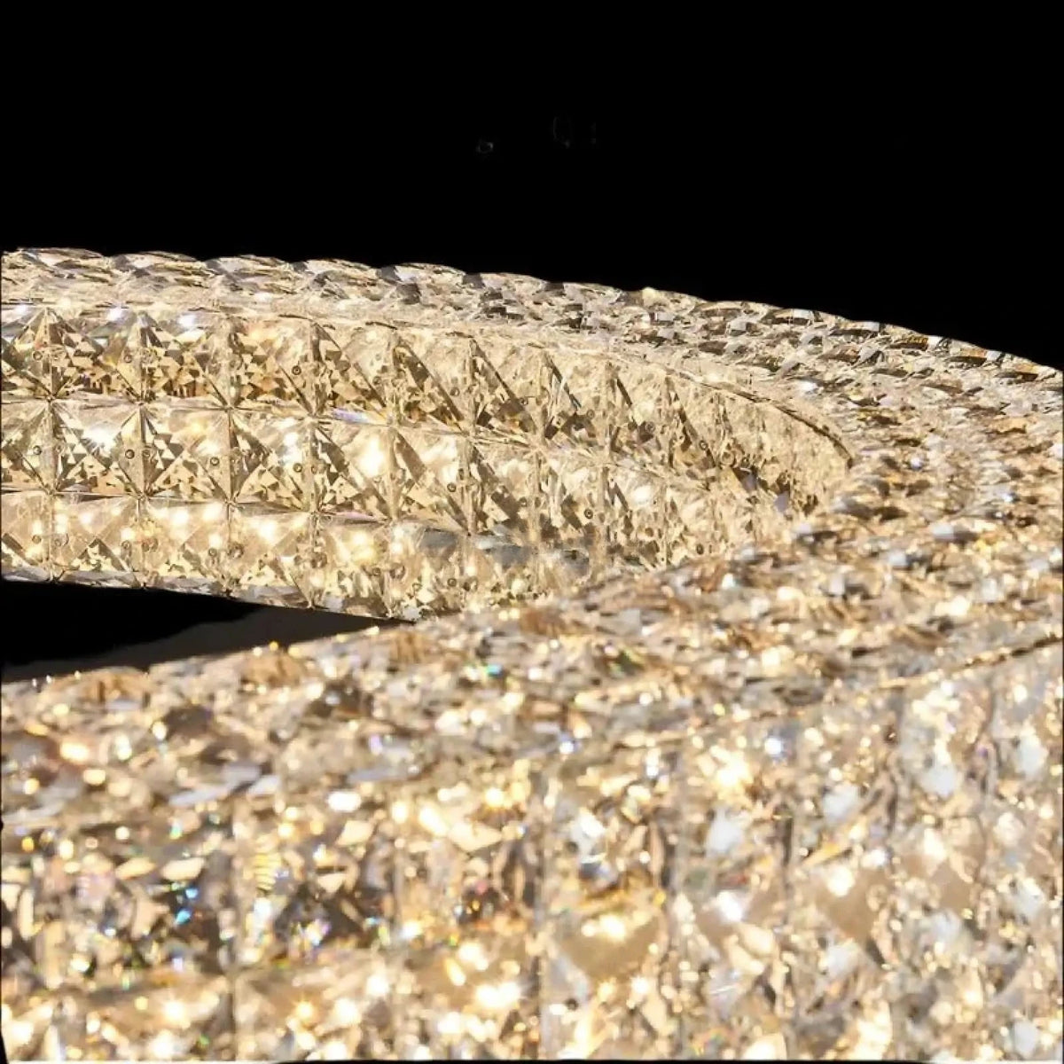 Bacci Crystal Flush Mount - lampmodern