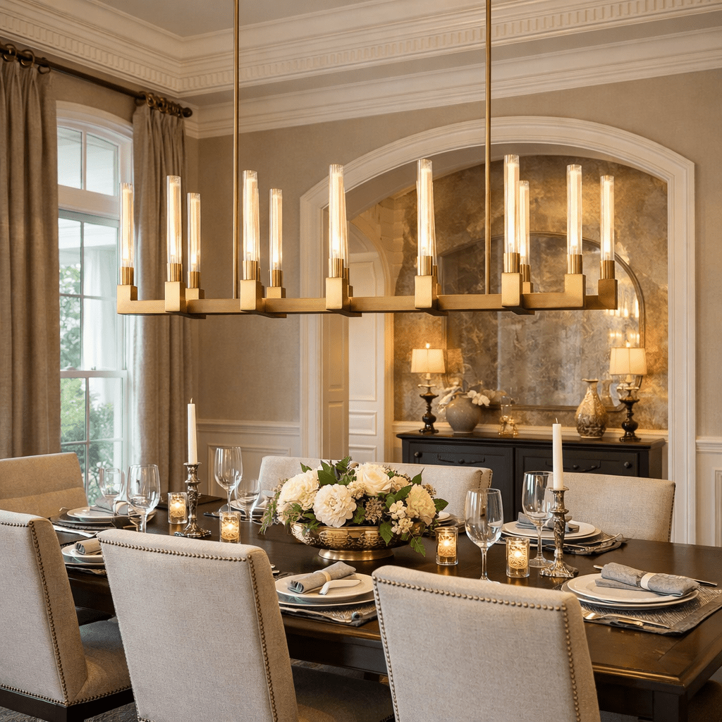 Bannele Linear Chandelier - lampmodern