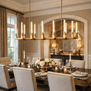 Bannele Linear Chandelier - lampmodern
