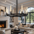 Bannele Round Chandelier - lampmodern