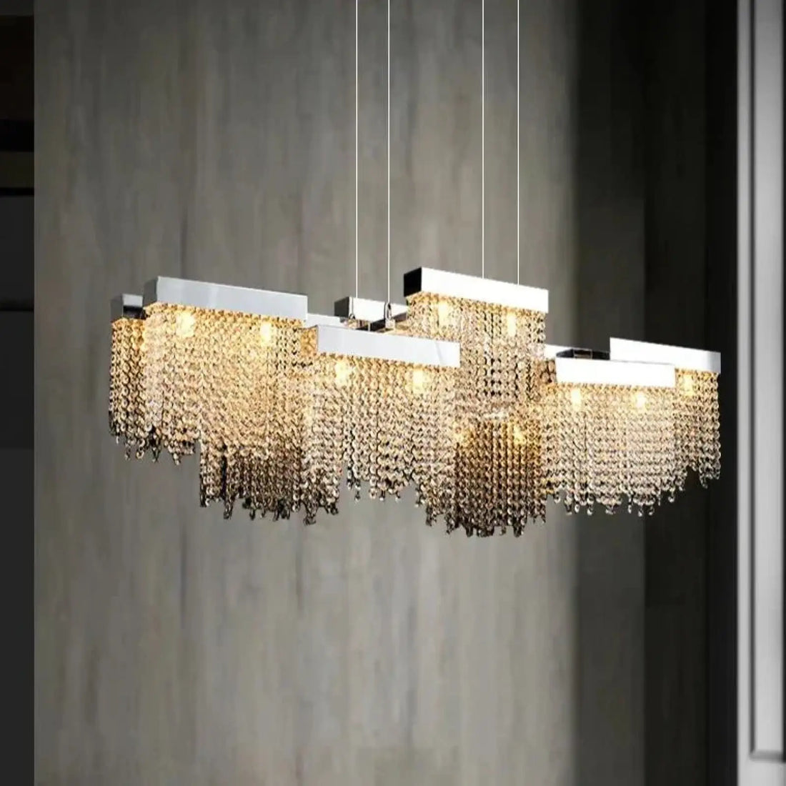 Barton Crystal Dining Room Chandelier - lampmodern