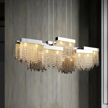 Barton Crystal Dining Room Chandelier - lampmodern