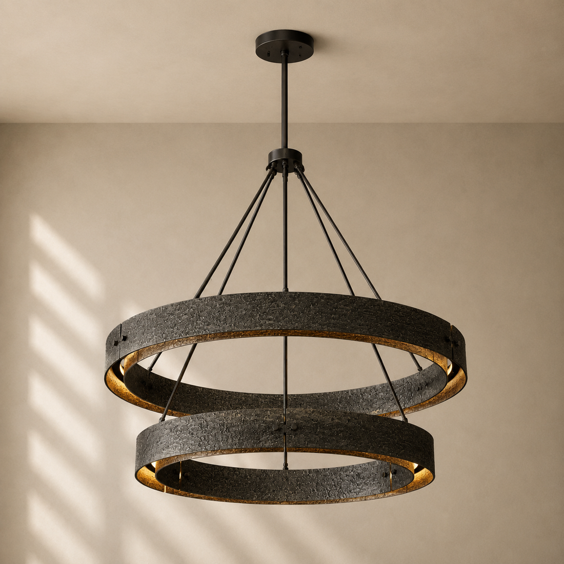 Vouray 2-tier Round Chandelier