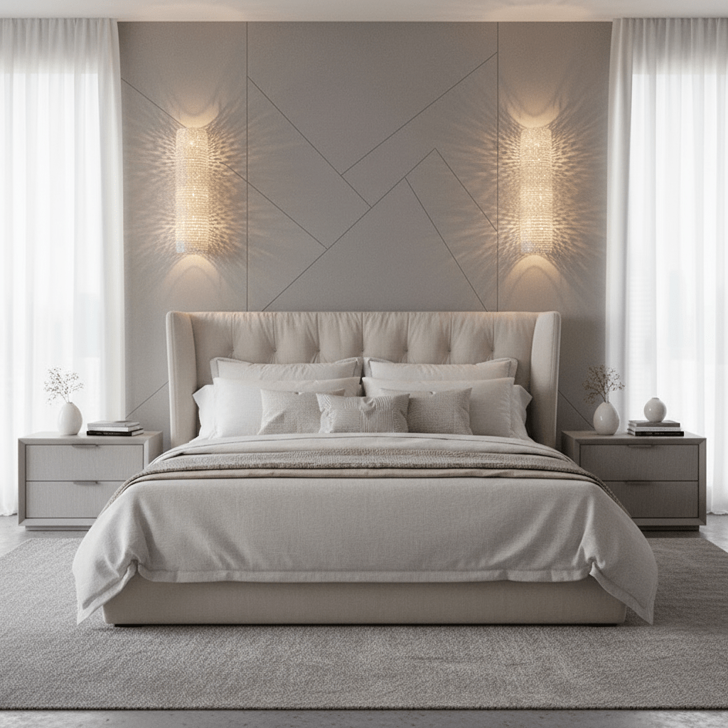 Bergamo Crystal Wall Sconce - lampmodern