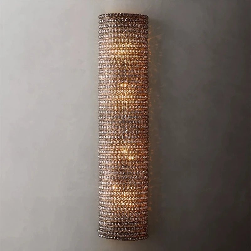 Bergamo Crystal Wall Sconce - lampmodern