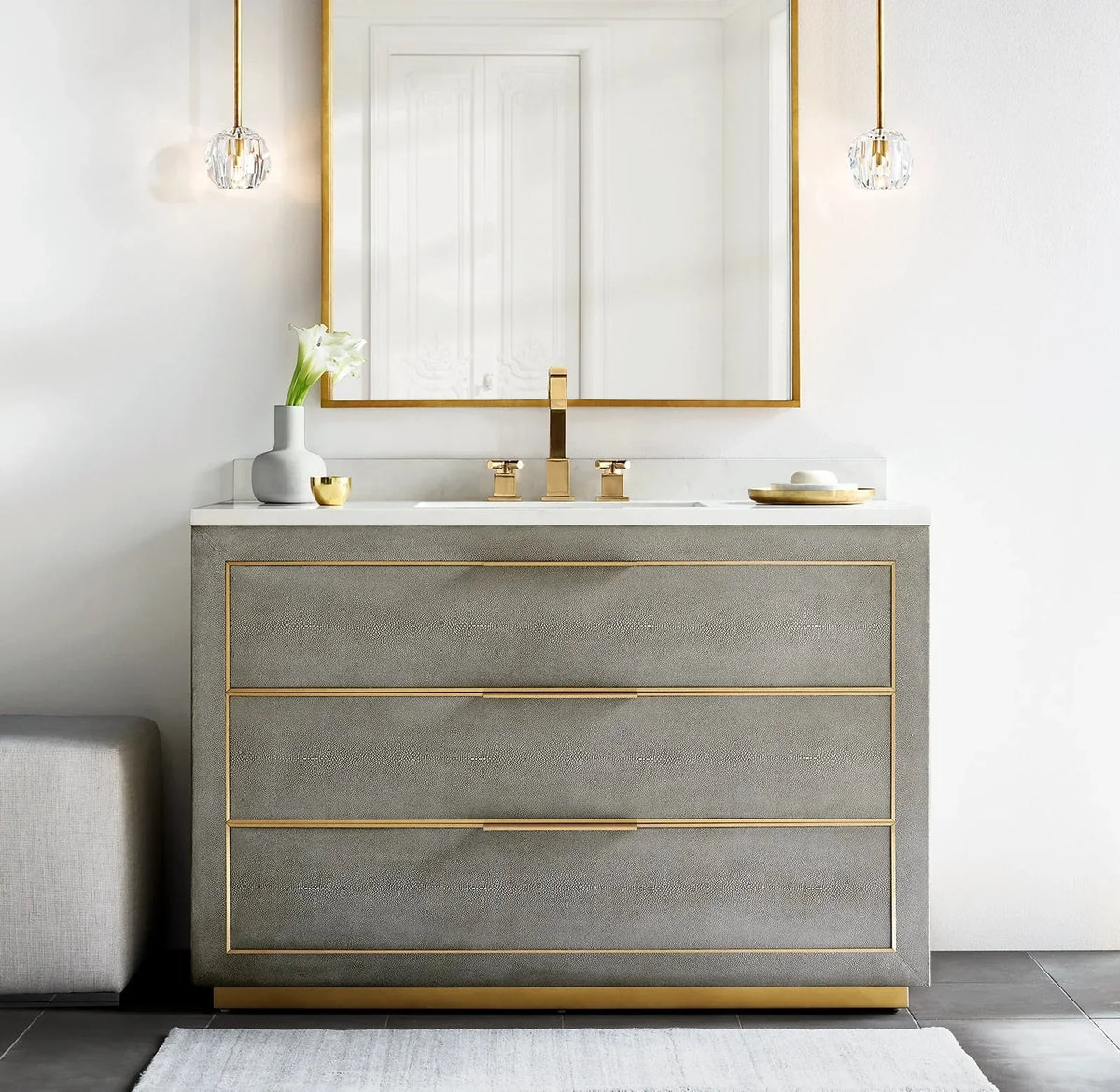 Beula De Clear Cristal Glass Rod Pendant - lampmodern