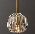 Beula De Clear Cristal Glass Rod Pendant - lampmodern