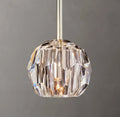 Beula De Clear Cristal Glass Rod Pendant - lampmodern