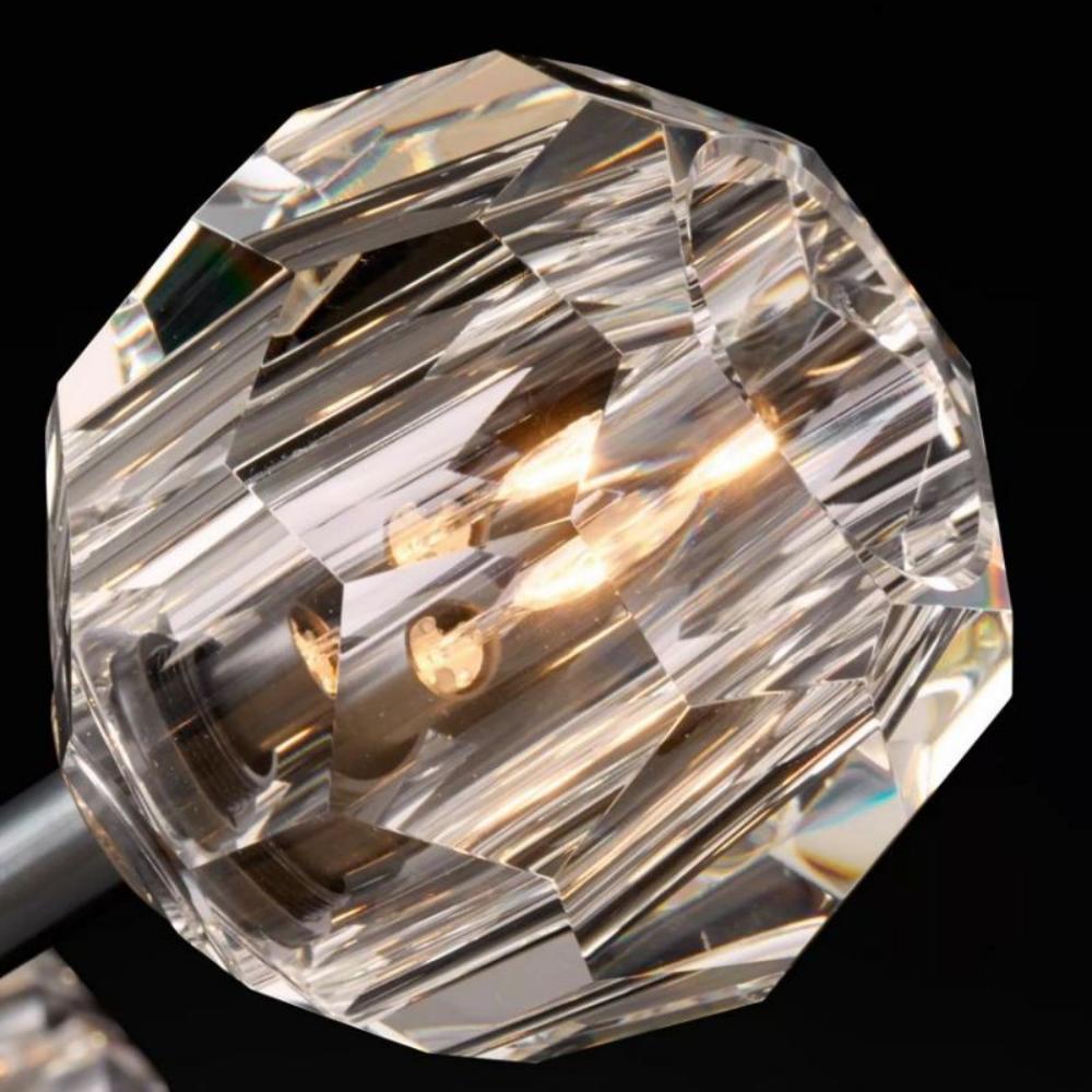 Beula De Clear Cristal Glass Rod Pendant - lampmodern