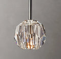 Beula De Clear Cristal Glass Rod Pendant - lampmodern