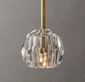 Beula De Clear Cristal Glass Rod Pendant - lampmodern