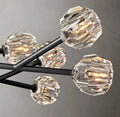 Beula De Clear Cristal Glass Rod Pendant - lampmodern