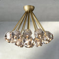 Beula De Clear/ Smoke Cristal Flushmount 24