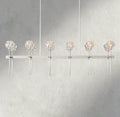 Beula De Cristal Double Linear Chandelier 60