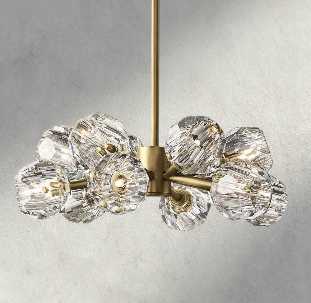 Beula De Cristal Round Chandelier 24", 36", 48", 60", 72" - lampmodern
