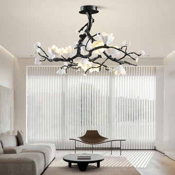 Black Branch Copper Tree Chandelier - ∅ 31.5″ x H 17.7″ / Dia 80cm x H 45cmDark Copperlampmodern