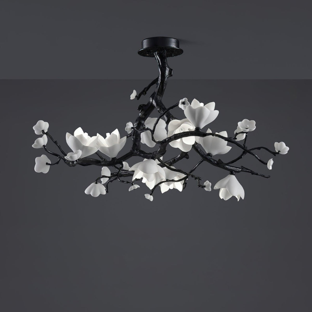 Black Branch Copper Tree Chandelier - ∅ 31.5″ x H 17.7″ / Dia 80cm x H 45cmDark Copperlampmodern