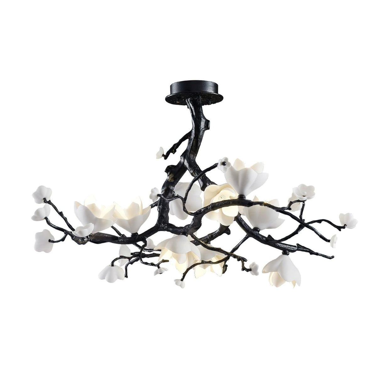 Black Branch Copper Tree Chandelier - ∅ 31.5″ x H 17.7″ / Dia 80cm x H 45cmDark Copperlampmodern