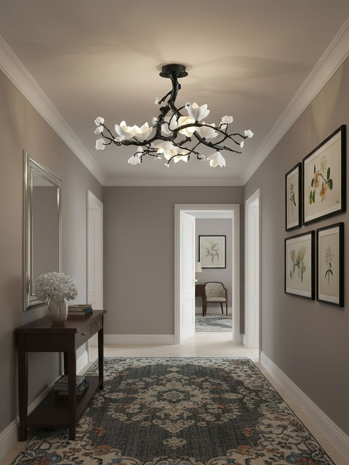 Black Branch Copper Tree Chandelier - ∅ 31.5″ x H 17.7″ / Dia 80cm x H 45cmDark Copperlampmodern