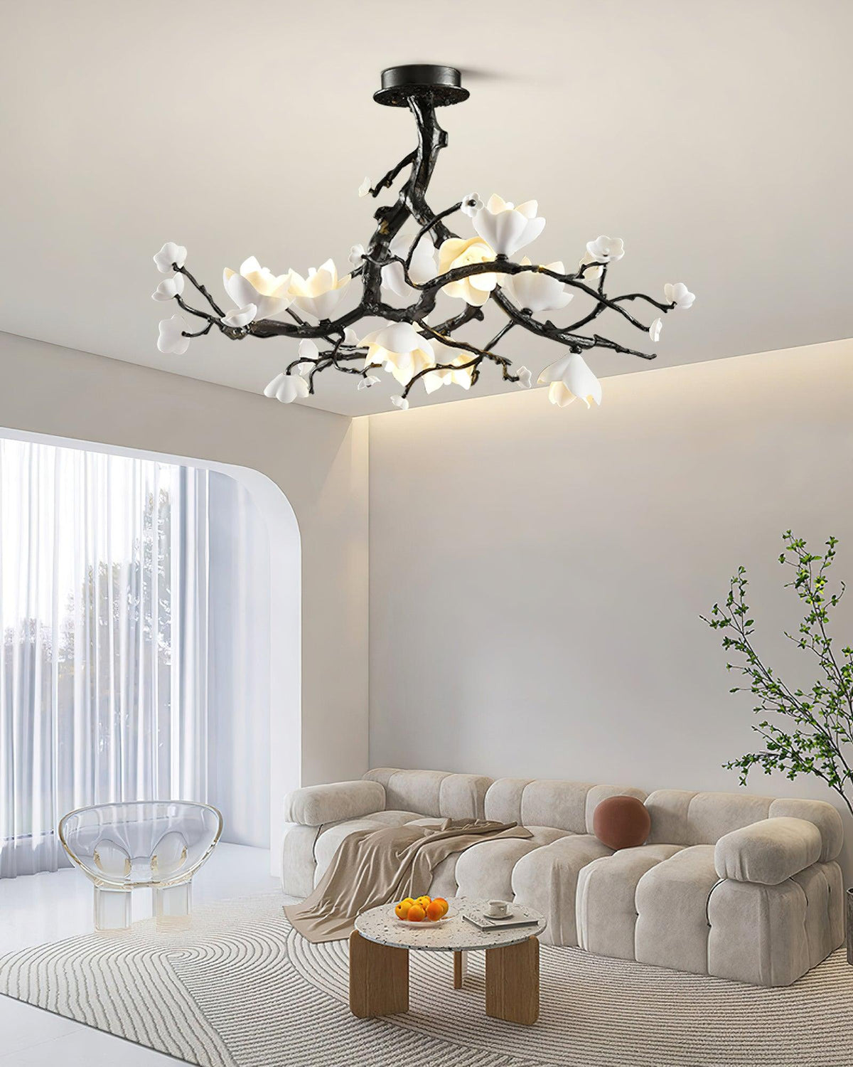 Black Branch Copper Tree Chandelier - ∅ 31.5″ x H 17.7″ / Dia 80cm x H 45cmDark Copperlampmodern