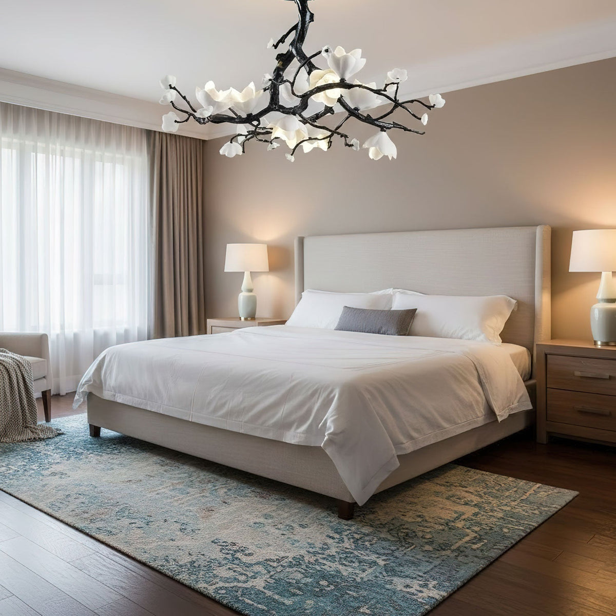 Black Branch Copper Tree Chandelier - ∅ 31.5″ x H 17.7″ / Dia 80cm x H 45cmDark Copperlampmodern