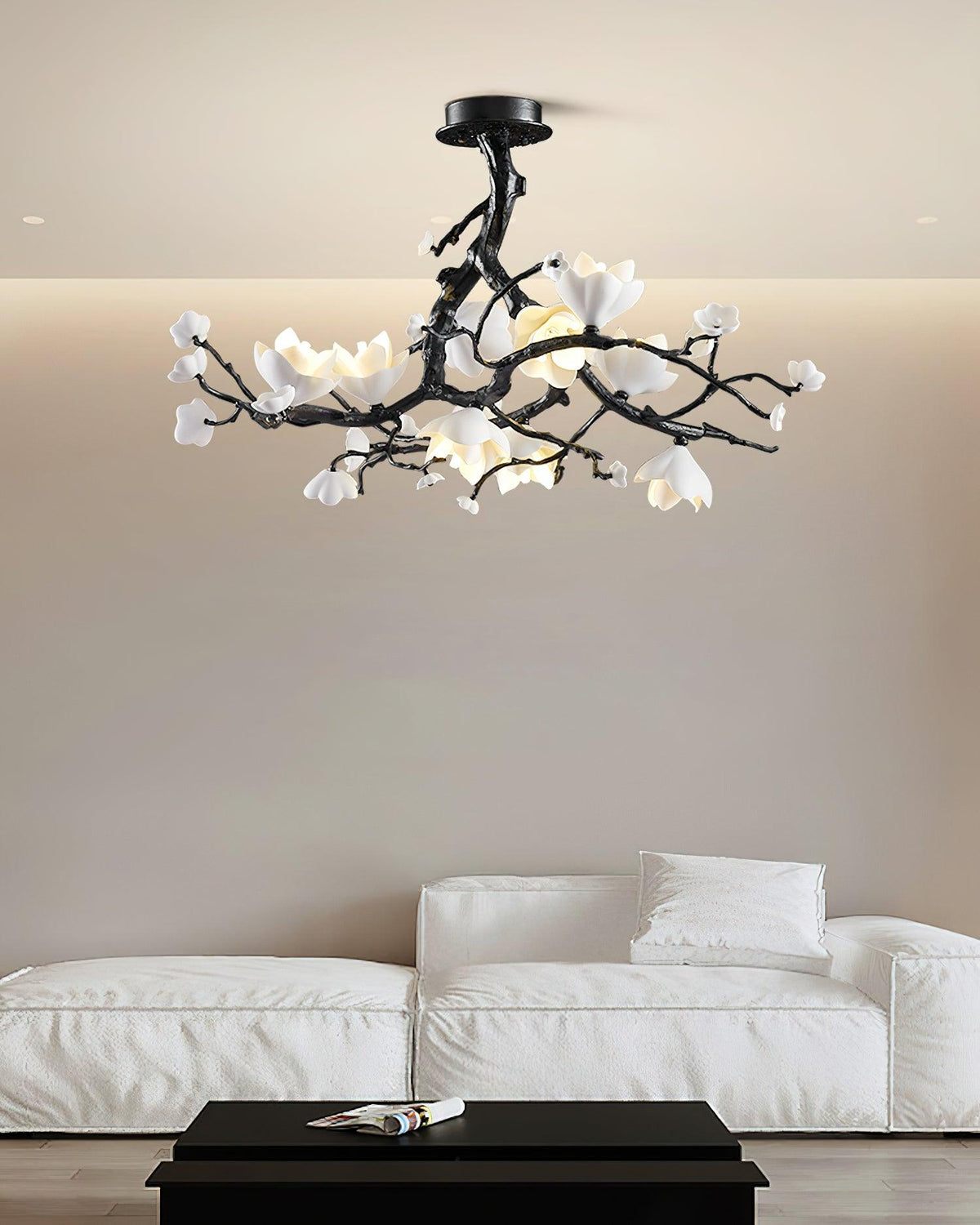Black Branch Copper Tree Chandelier - ∅ 31.5″ x H 17.7″ / Dia 80cm x H 45cmDark Copperlampmodern