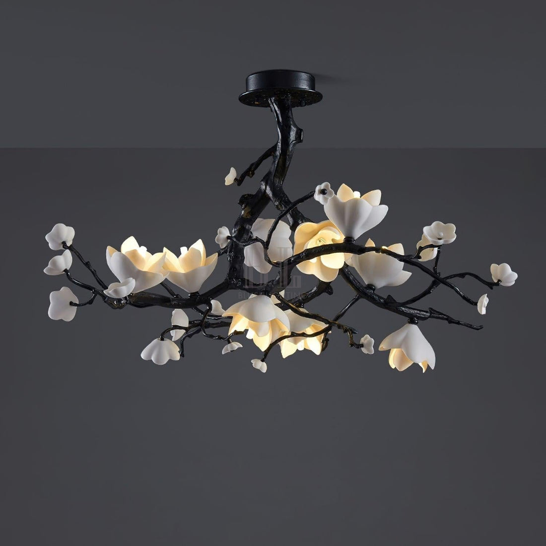Black Branch Copper Tree Chandelier - ∅ 31.5″ x H 17.7″ / Dia 80cm x H 45cmDark Copperlampmodern