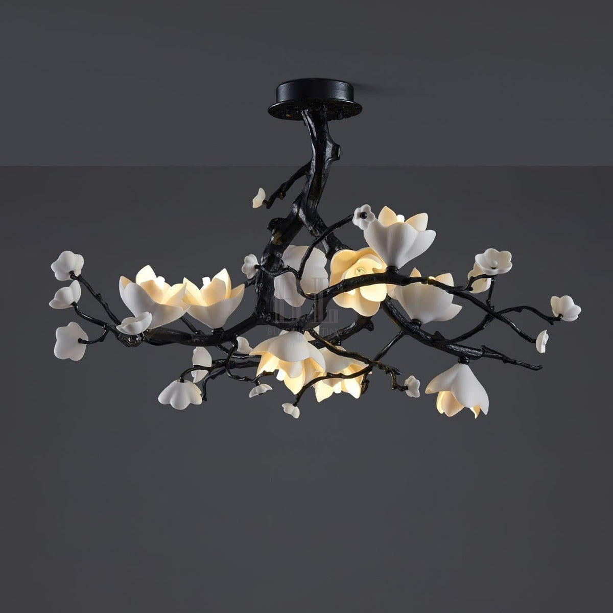 Black Branch Copper Tree Chandelier - ∅ 31.5″ x H 17.7″ / Dia 80cm x H 45cmDark Copperlampmodern
