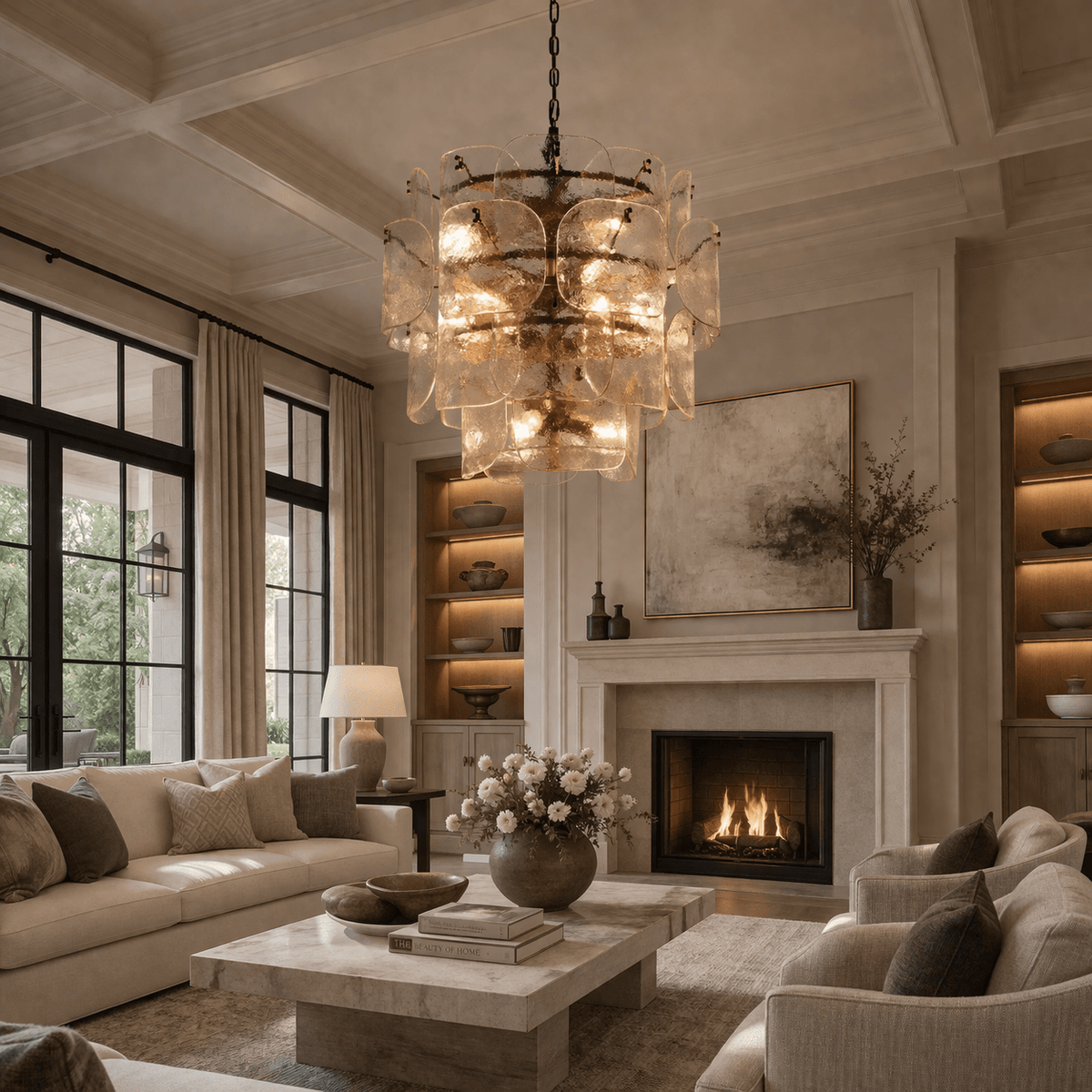 Blaire Round Chandelier - lampmodern