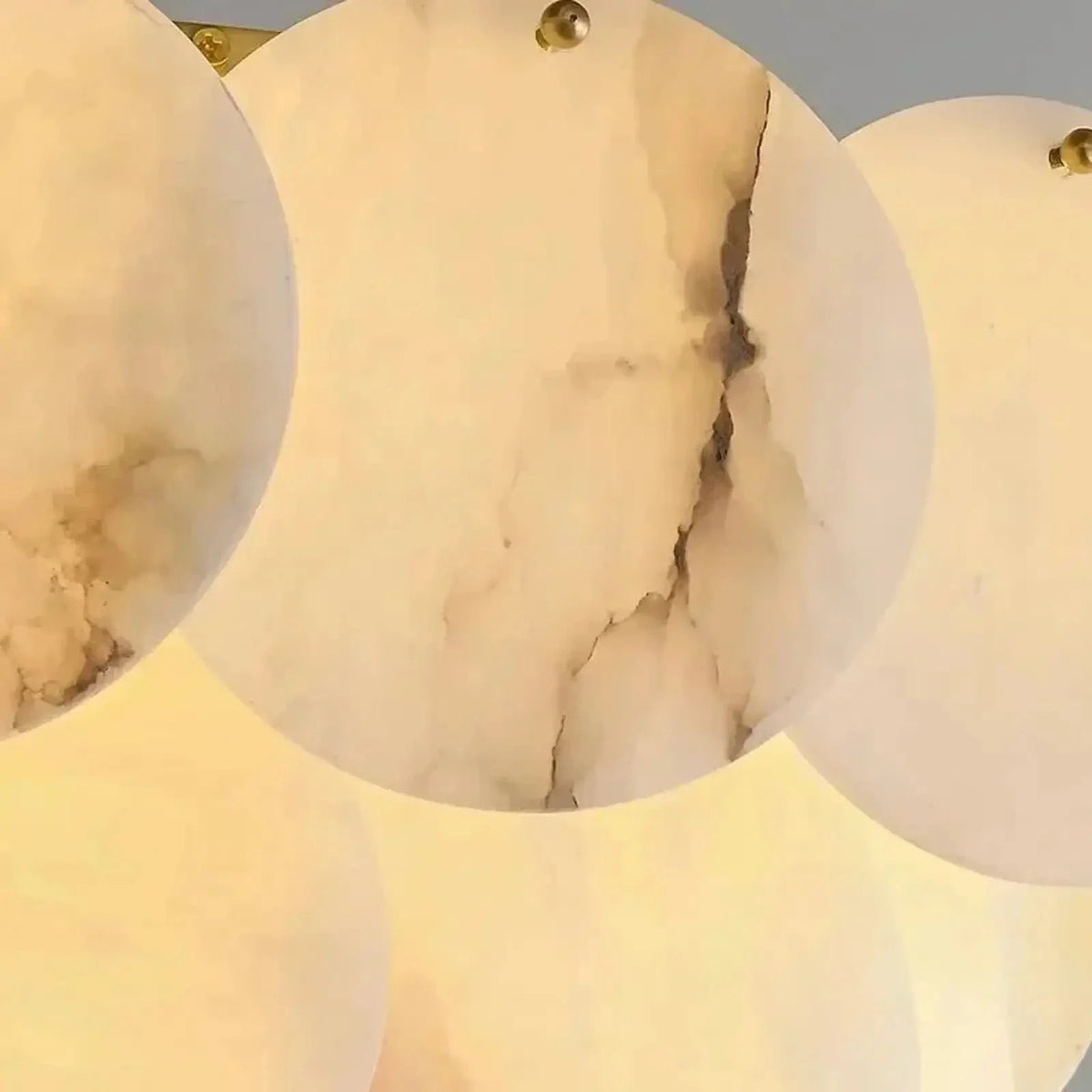 Bordwell Marble Chandelier 31" - lampmodern