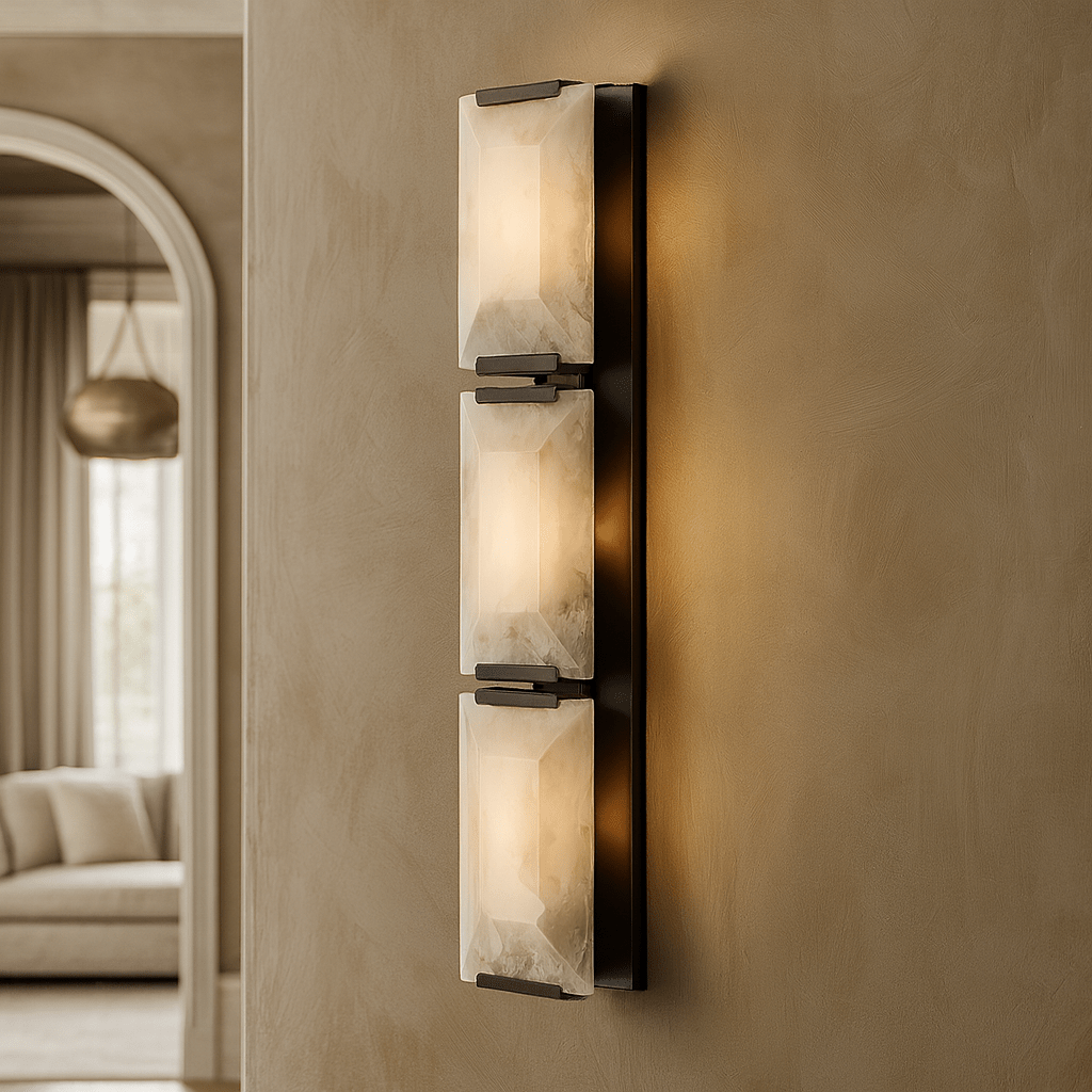 Brookhill Calcite Crystal Sconce - lampmodern