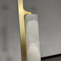 Budubon Alabaster Linear Chandelier - lampmodern