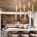 Budubon Alabaster Linear Chandelier - lampmodern