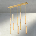 Budubon Alabaster Linear Chandelier - lampmodern