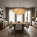 Burnley Glass Chandelier - lampmodern