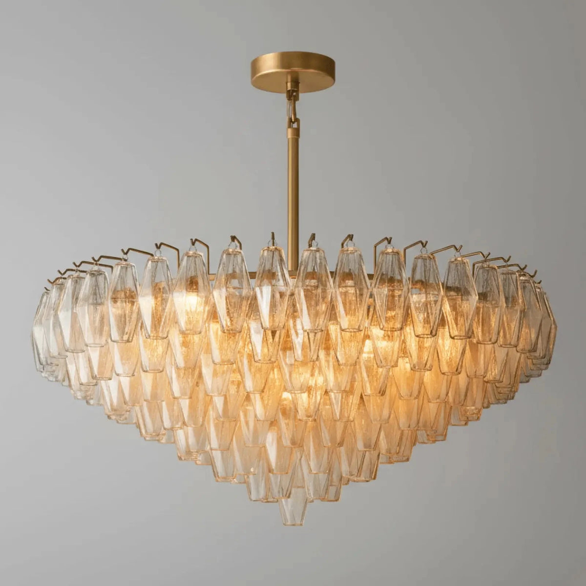 Burnley Glass Chandelier - lampmodern