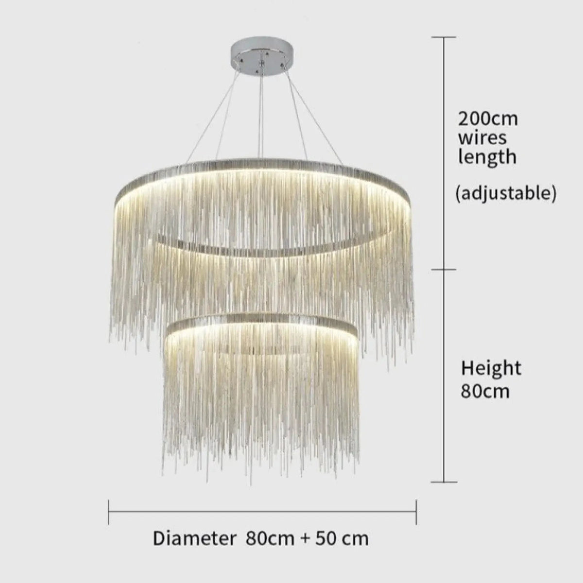 Cadena Modern Chandelier - lampmodern