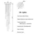 Cadere Modern Staircase Chandelier - lampmodern