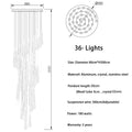 Cadere Modern Staircase Chandelier - lampmodern