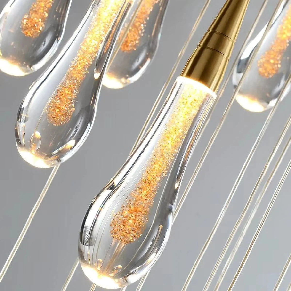 Cadere Modern Staircase Chandelier - lampmodern