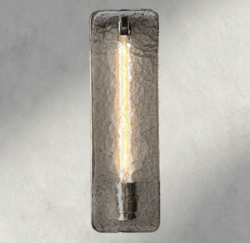 Calam Glass/ Alabaster Sconce 13", 16" - lampmodern