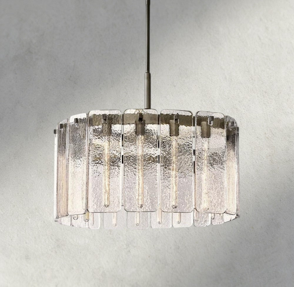 Calam Glass Round Chandelier 36", 48", 60" - lampmodern