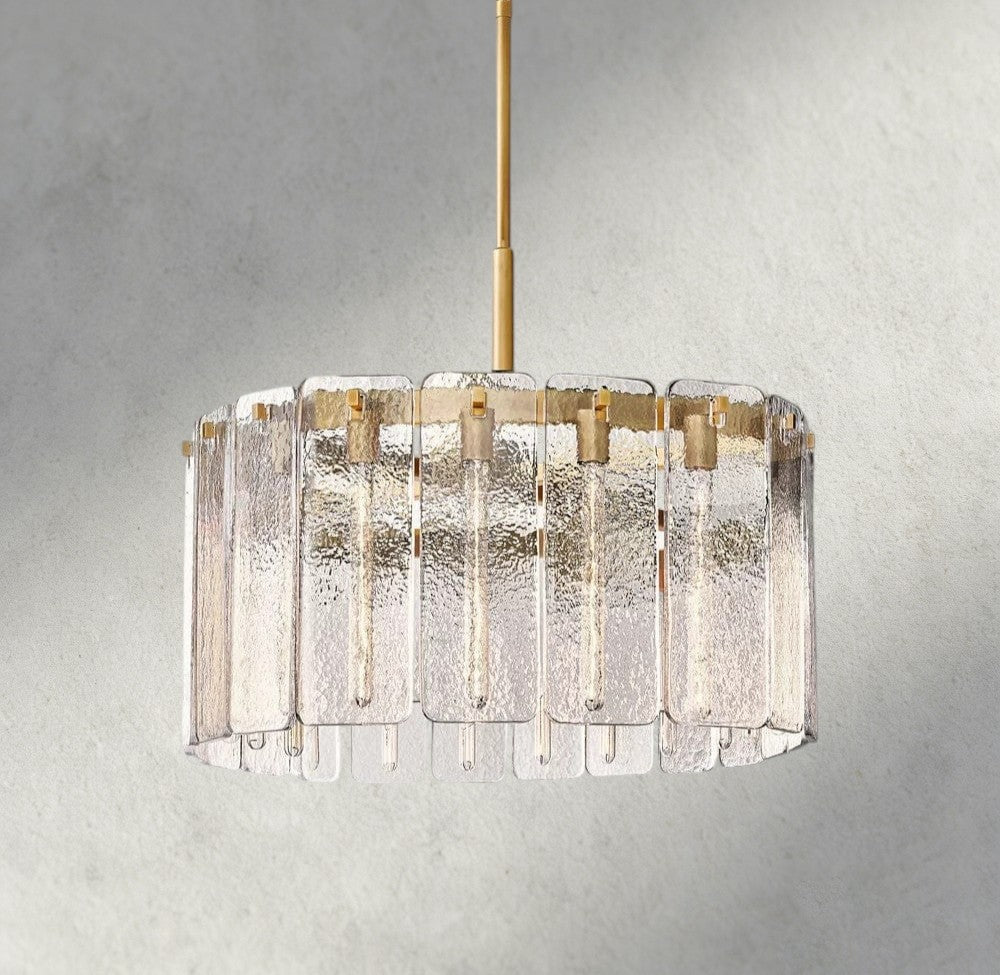 Calam Glass Round Chandelier 36", 48", 60" - lampmodern