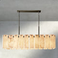 Calam Onyx Rectangular Alabaster Chandelier 60