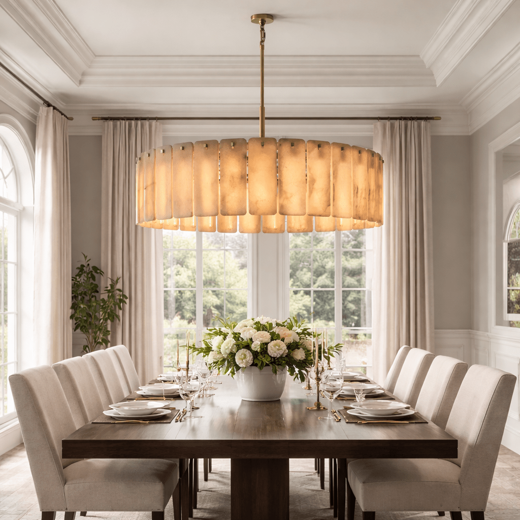 Calametta Onyx Round Chandelier - lampmodern